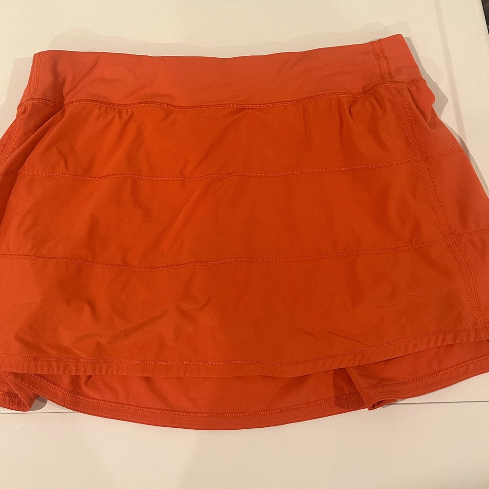 Deep Orange Skirt